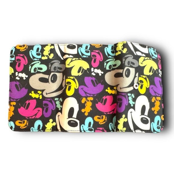 Mickey Mouse Neon Tri Fold Wallet & Captain America Trifold Chain Wallet - Picture 3 of 9